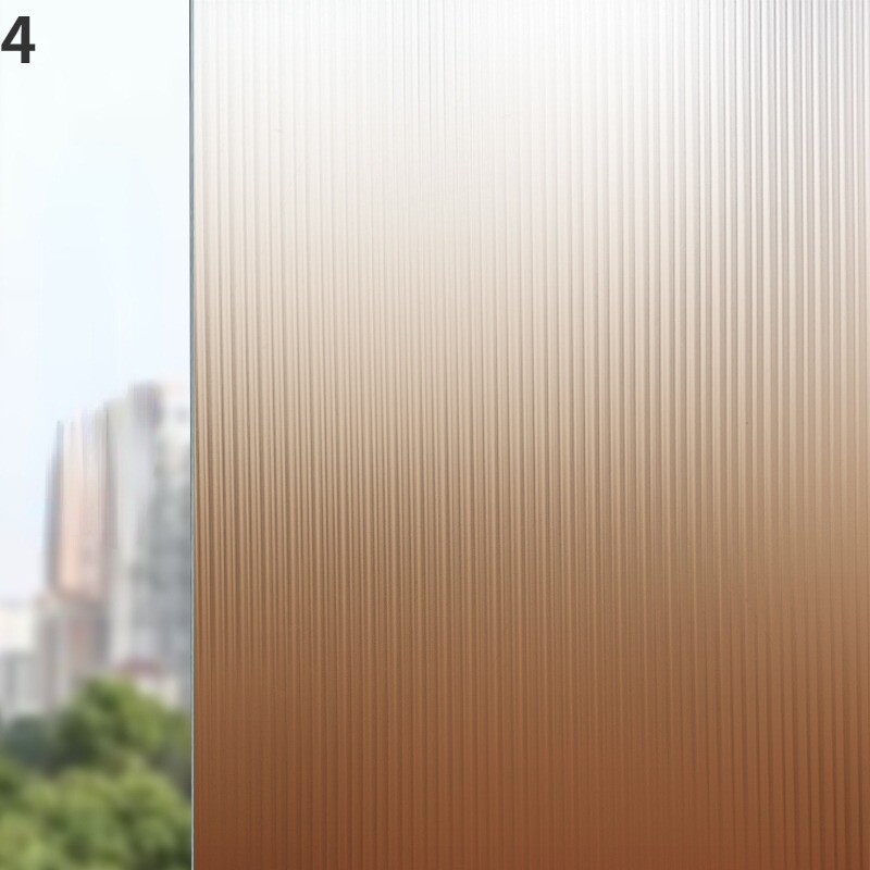 1X Static Cling Window Film Colorful Rainbow Glass Sticker Gradient Color Decor