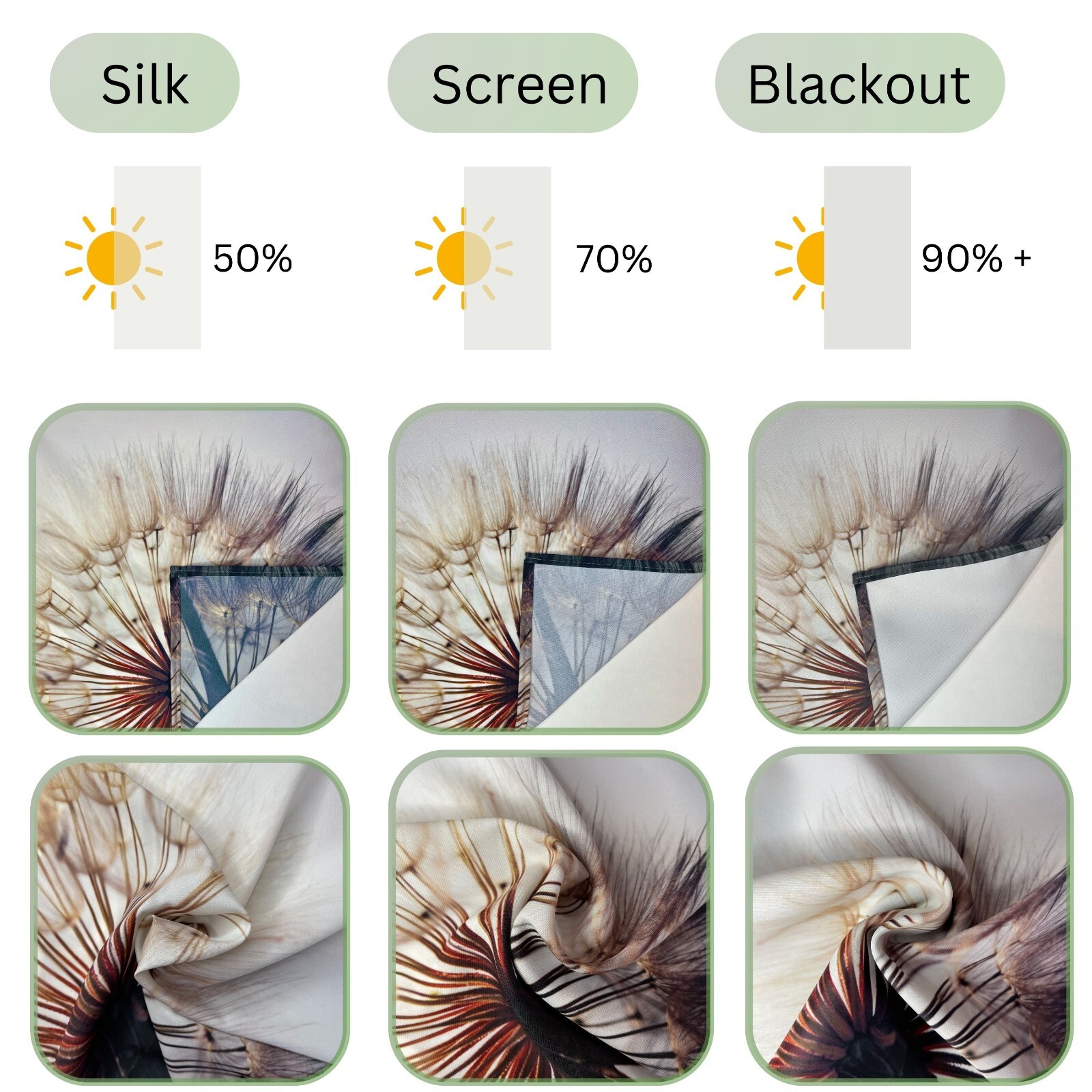 Sliding Panel Curtain for Sliding Glass Door, any sizes – Light Gray Abstraction