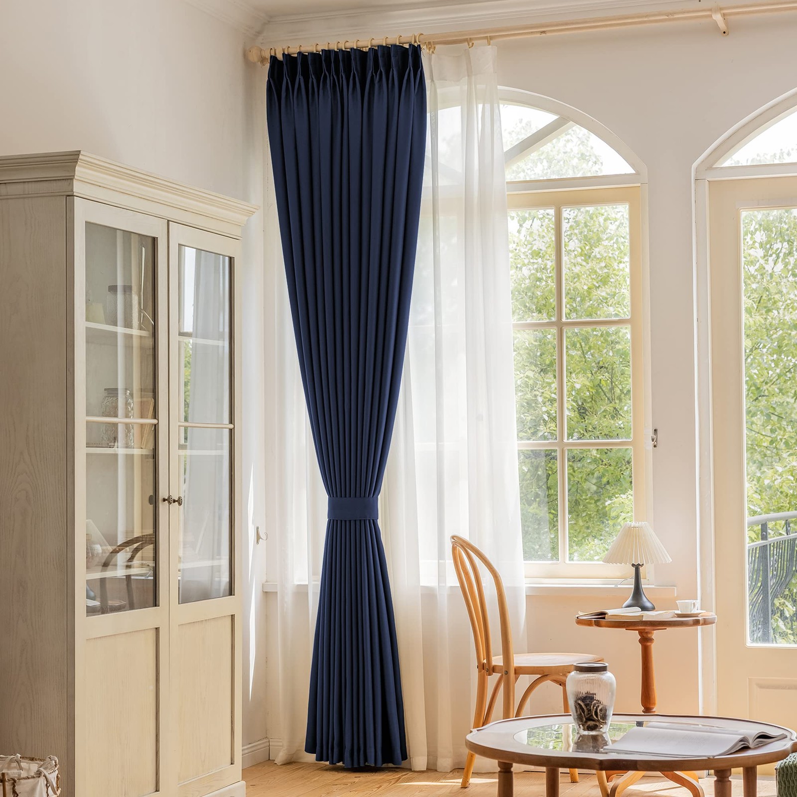 Oyring Pinch Pleat Curtain Extra Wide 95 Blackout Thermal Insulated Pleated