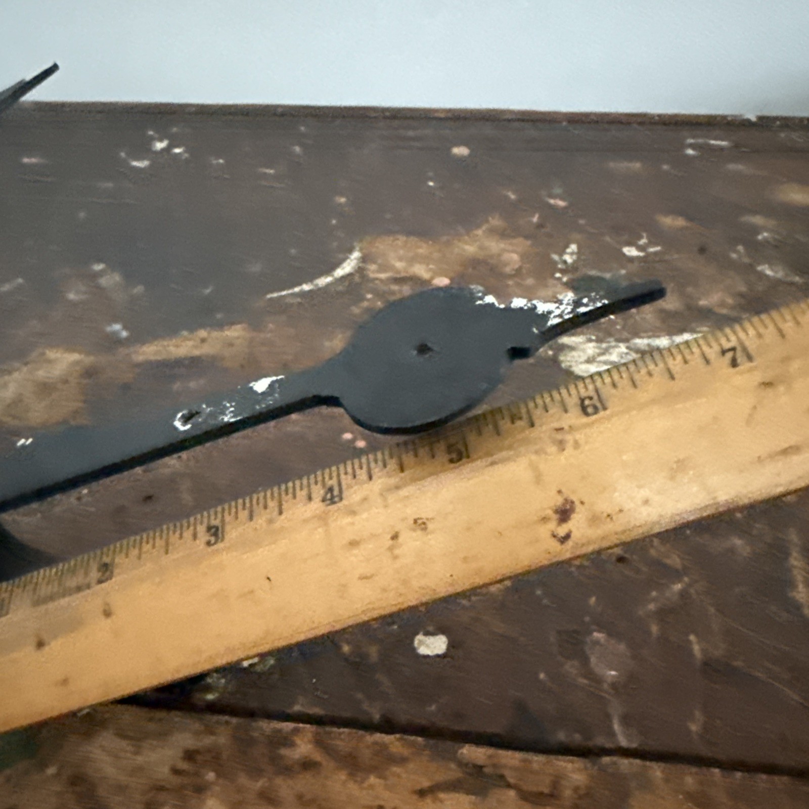 2 Curtain Pole Holders Hand Forged 7” Brackets Hooks for up to 1.75”Diameter Rod