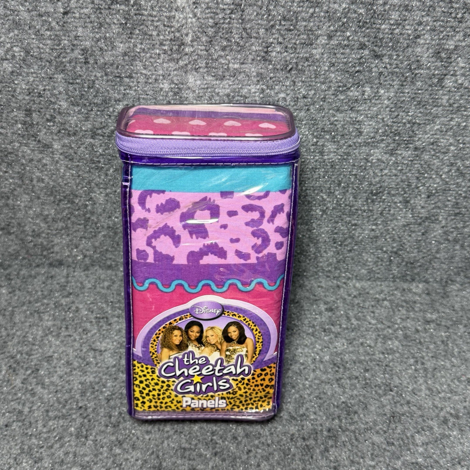 Vintage Disney The Cheetah Girls Leopard Print Window Panels Cute Floral – Rare