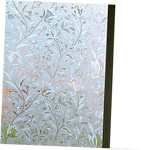 Excellent Quality 3D Static Cling Window Film Self adhesive 17.7″ x 78.7″ Pure