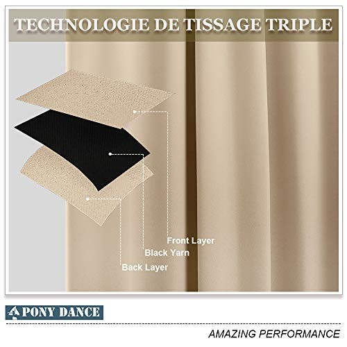Beige Tie up Shade – Window Valance for 42″W x 45″L (Pack of 1) Biscotti Beige