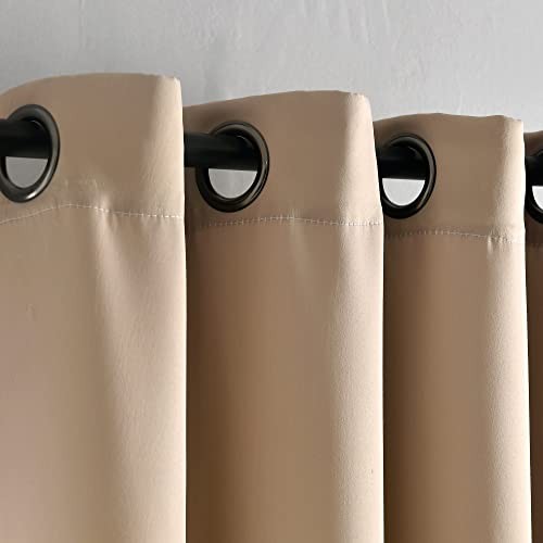 Alexander Color Block Light Filtering Window 52″W x 84″L (Pack of 2) Neutral