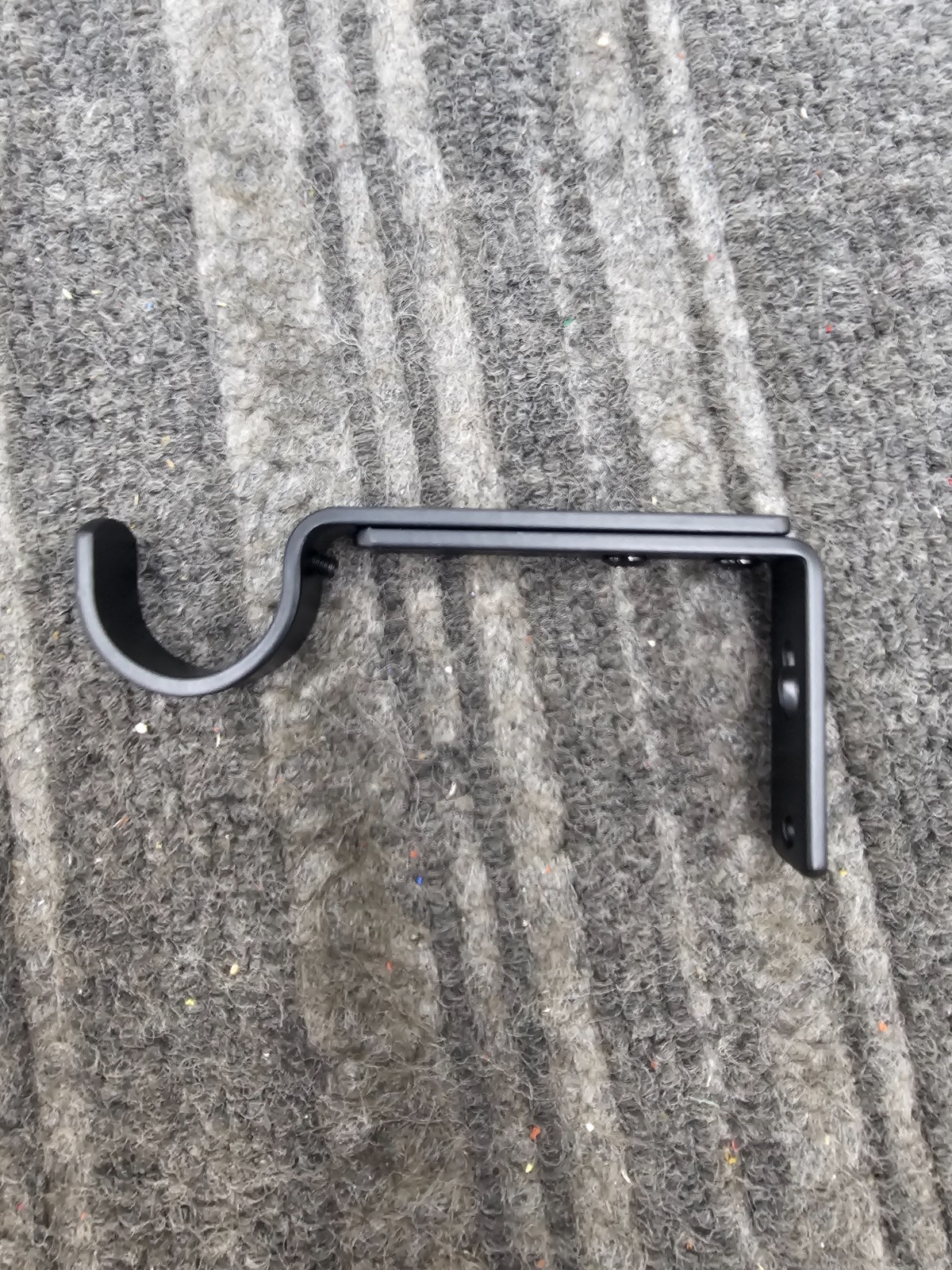 (QTY 12) A Key Tech Adjustable Curtain Rod Brackets For Wall With Magnetic Cover
