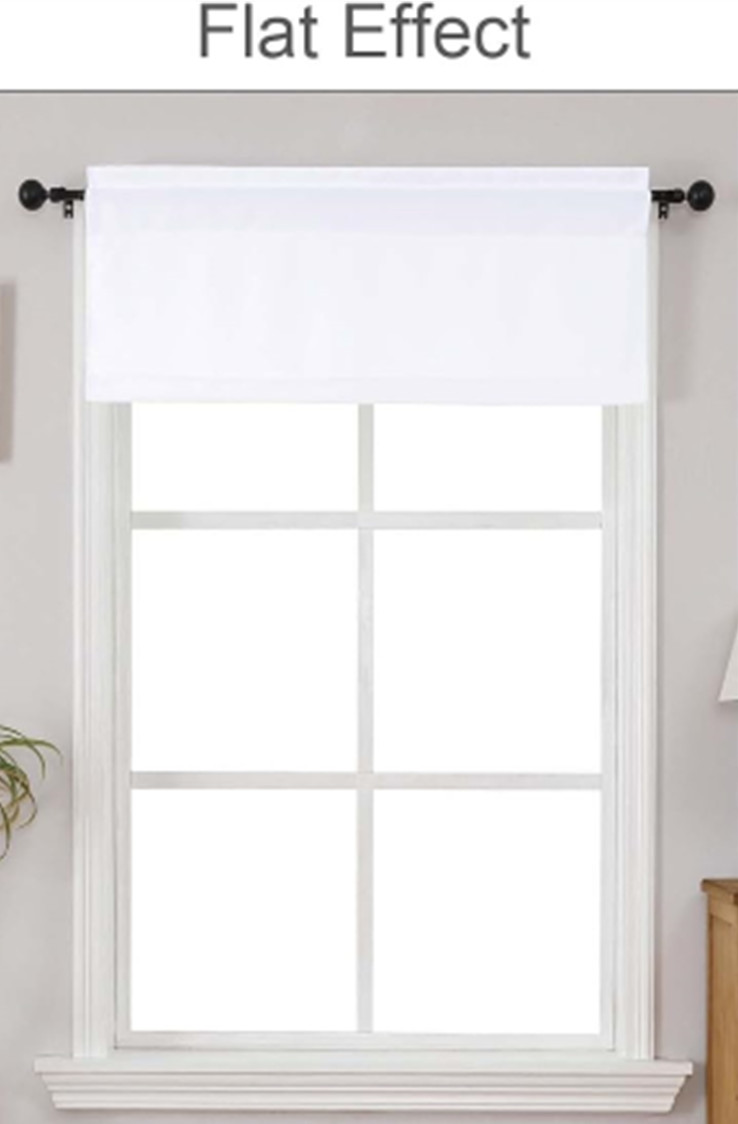 Butterfly Valance Spring Summer Flower Curtain Orange Yellow Pink Blue 42 x 14