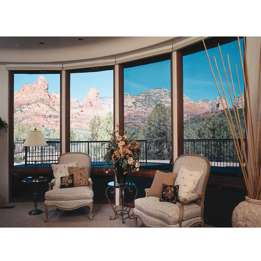 Insulation One Way Mirror Window Tint Film Anti UV Heat Reflective Home Office