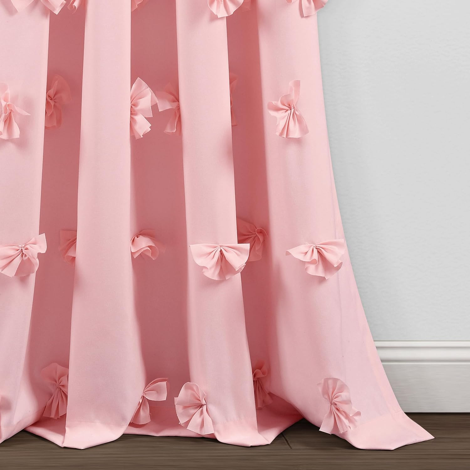 Riley Light Filtering Window Curtain Panel, Single 54″ W X 84″ L, Pink – Cute Pi