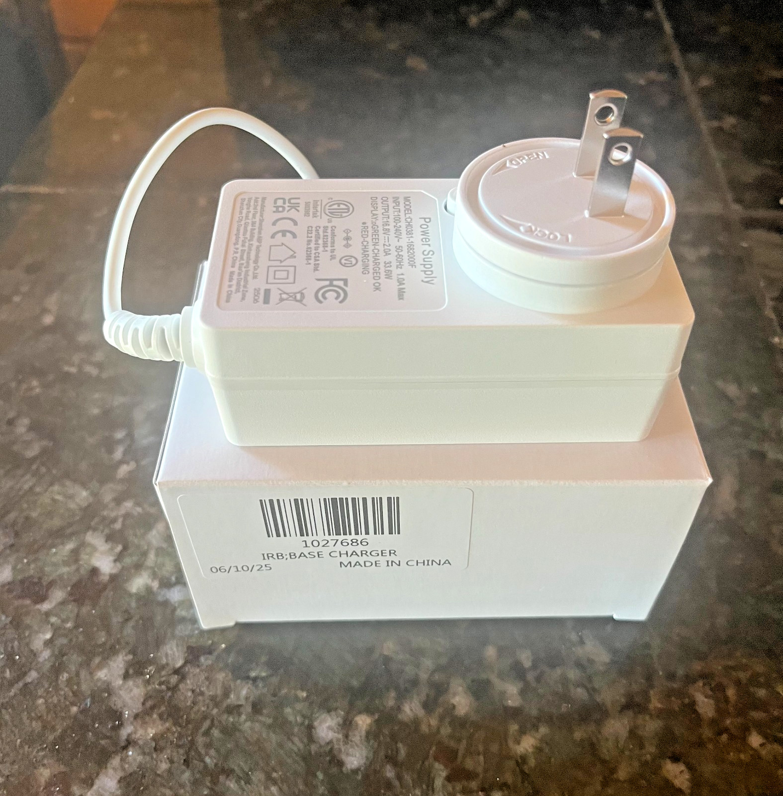 Hunter Douglas Powerview Single Charger for Rechargeable Batteries