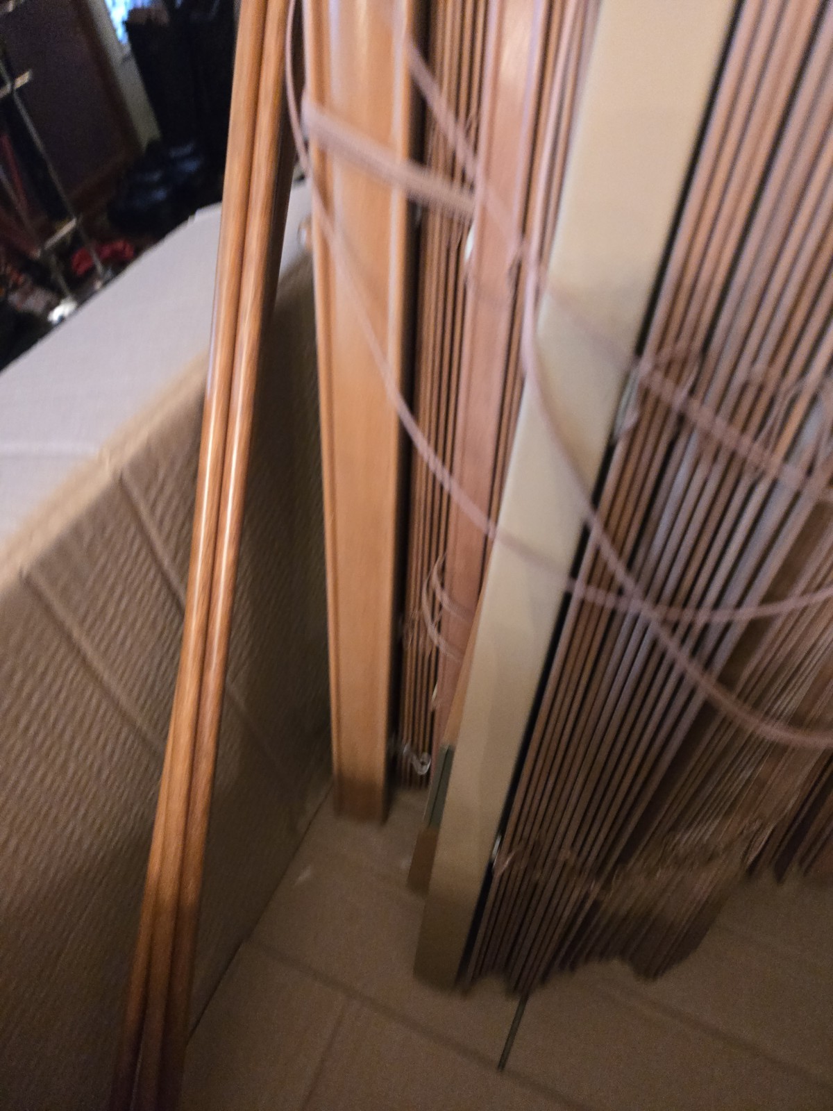 Custom Wood Mini-blinds 21″ wide 4 x 61″ long 4 X 73″ long