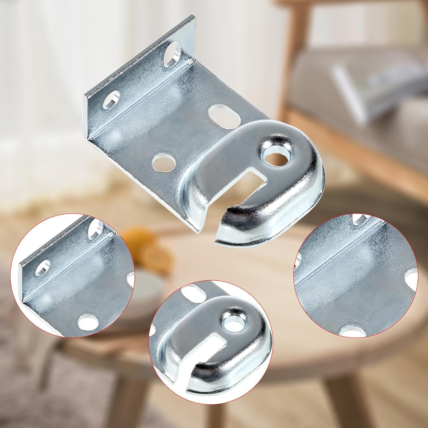 Metal Window Shade Brackets-4PCS Roller Shade Hardware Inside and Outside Mou…