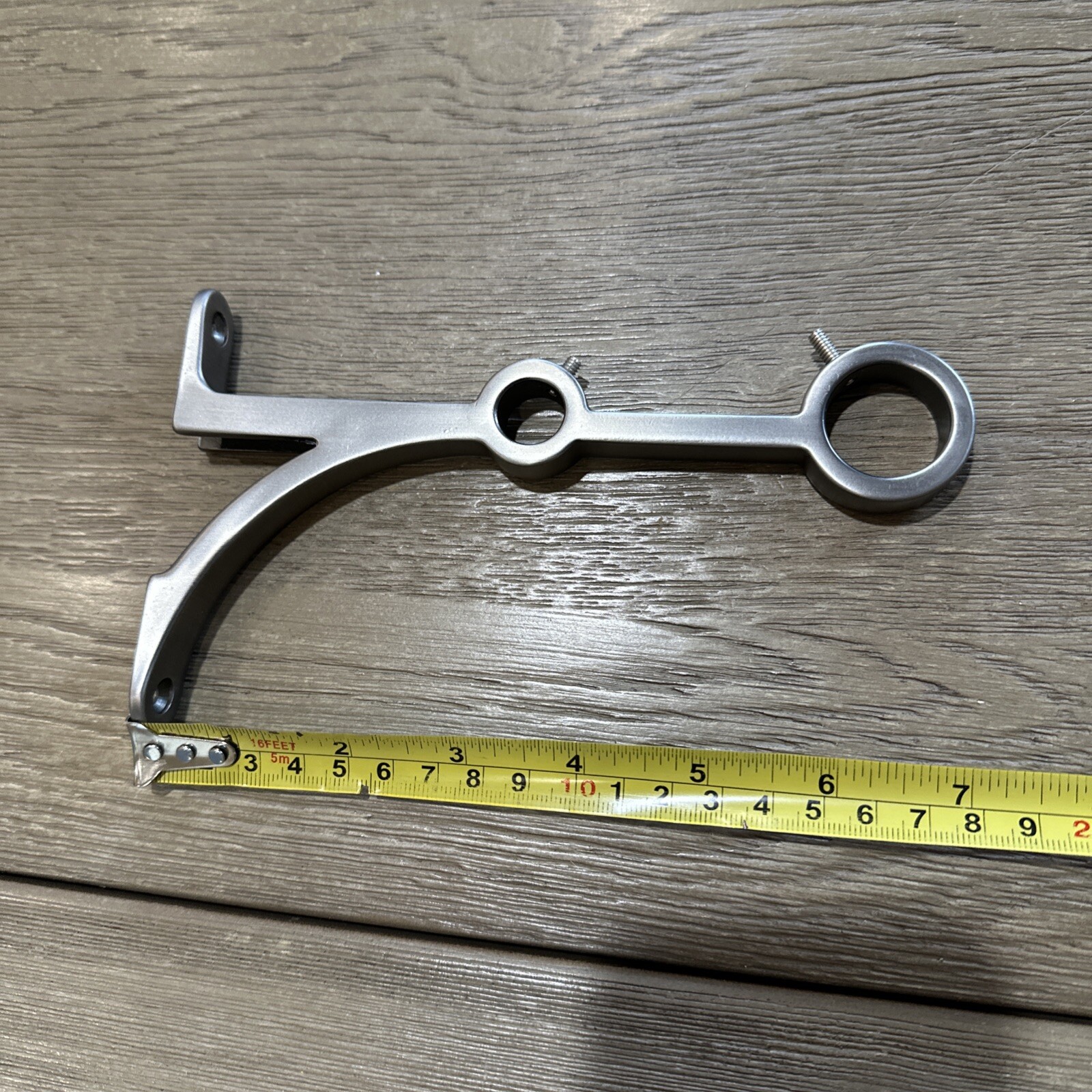 Pottery Barn Standard pewter double curtain Bracket .75