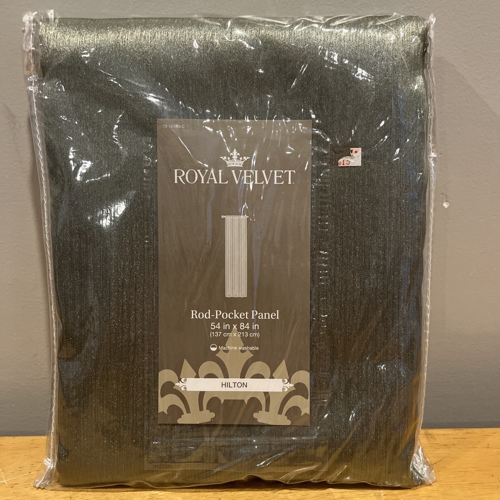 JCP Royal Velvet Hilton Panel Curtain, Evening Sage Green 54″x84” NWT