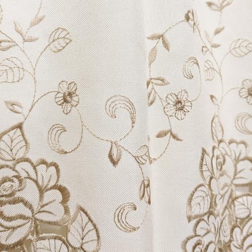 1panel Embroidery Bowknot Decorative 59″W x 18″L (Pack of 1) Khaki-bowknot
