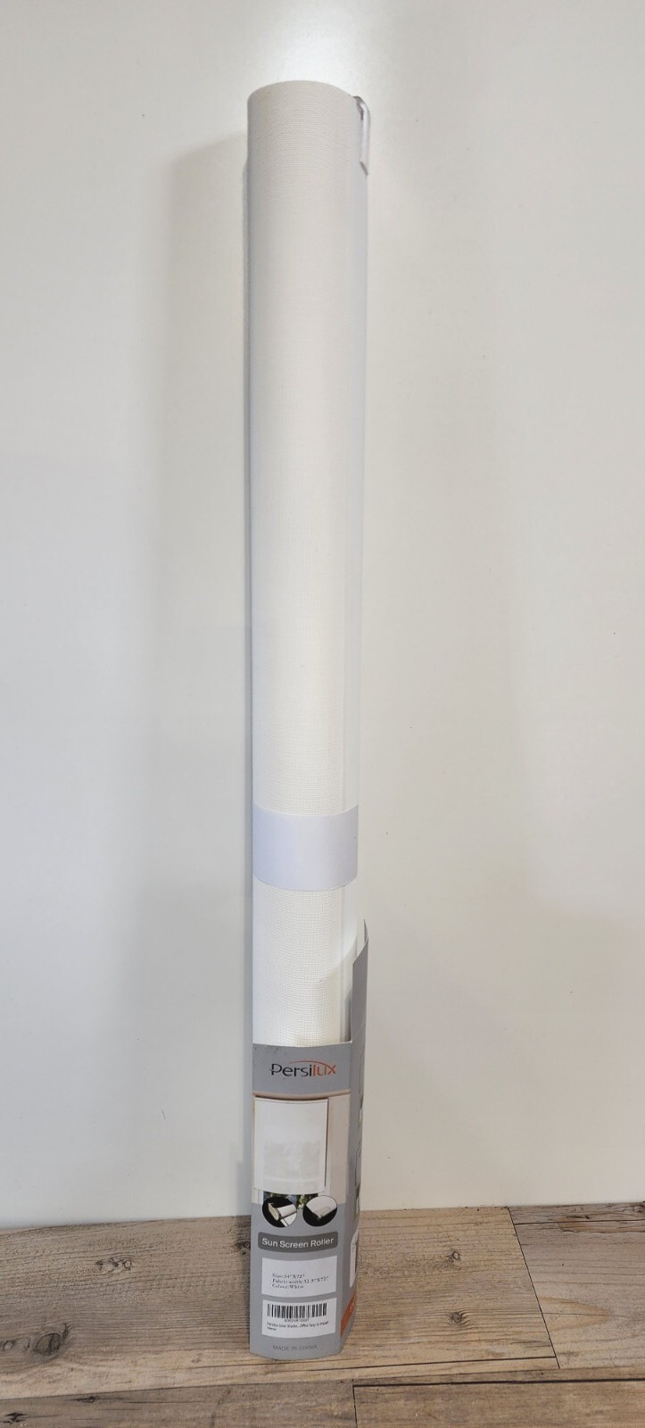 *READ* Persilux Solar Roller Shade for Window Shades (34″ W x 72″ H) White