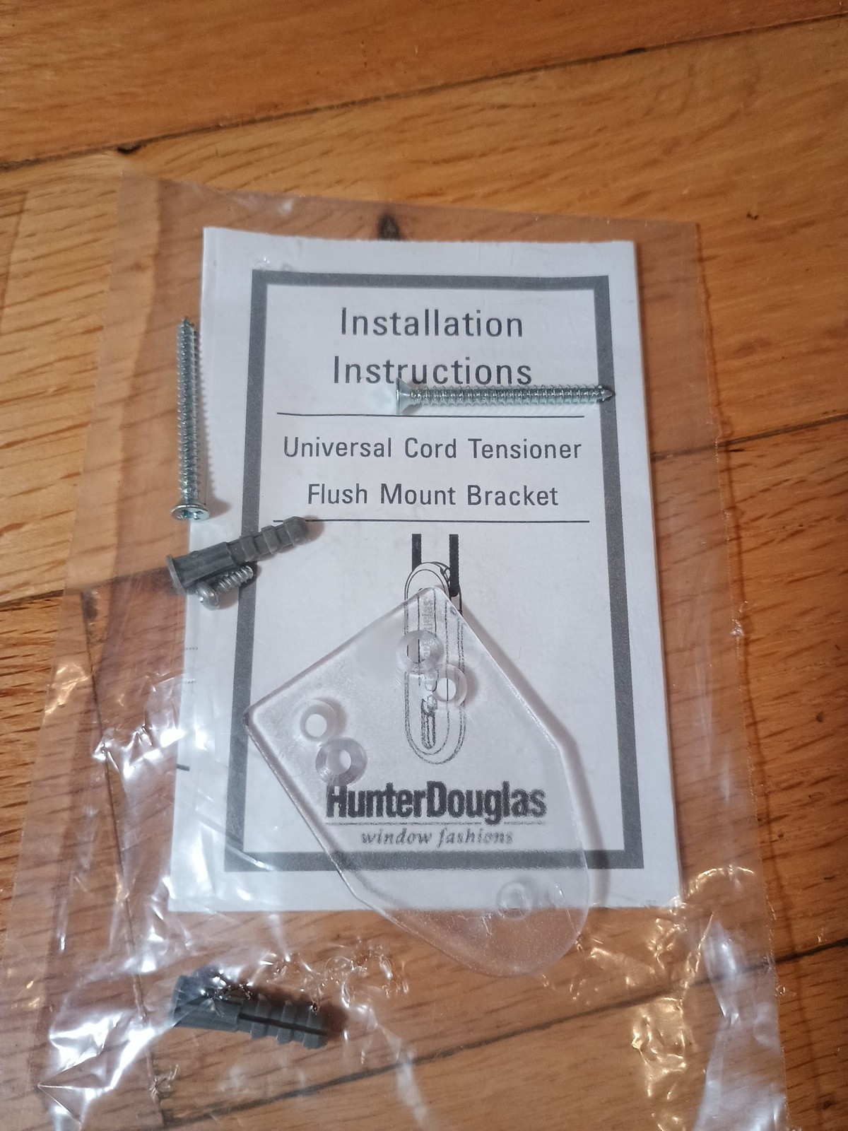 4 Packs! Universal Cord Tensioner Flush Mount Bracket Kit. Hunter Douglas Window
