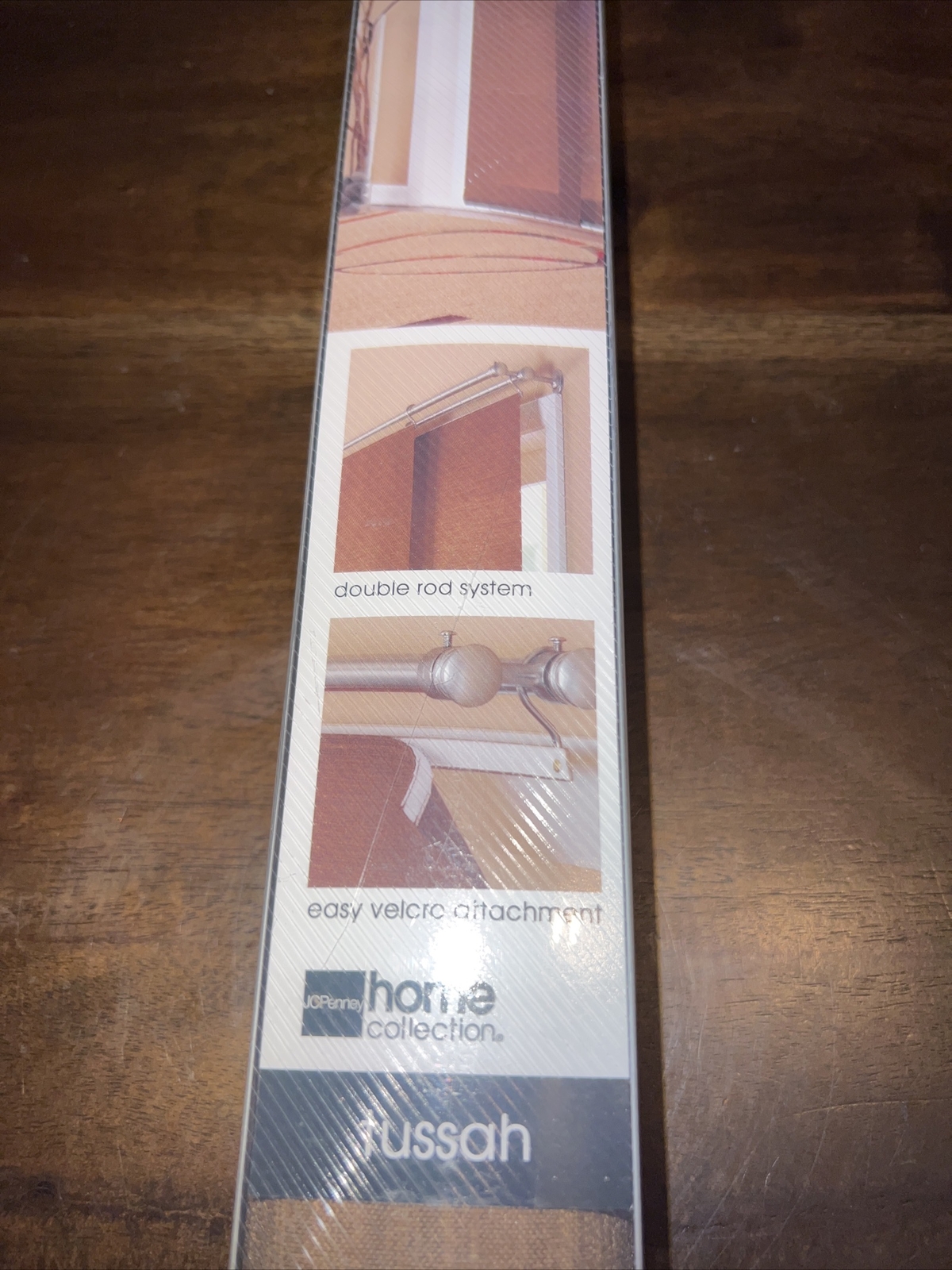 JC PENNEY STUDIO 2 SLIDING WINDOW PANELS 82.5″ X 20.5″ Tussah