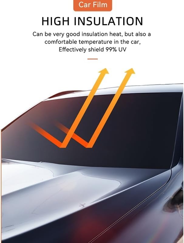 Chameleon Car Window Tint Film 40in x 10ft Auto Privacy Sticker 78% Red