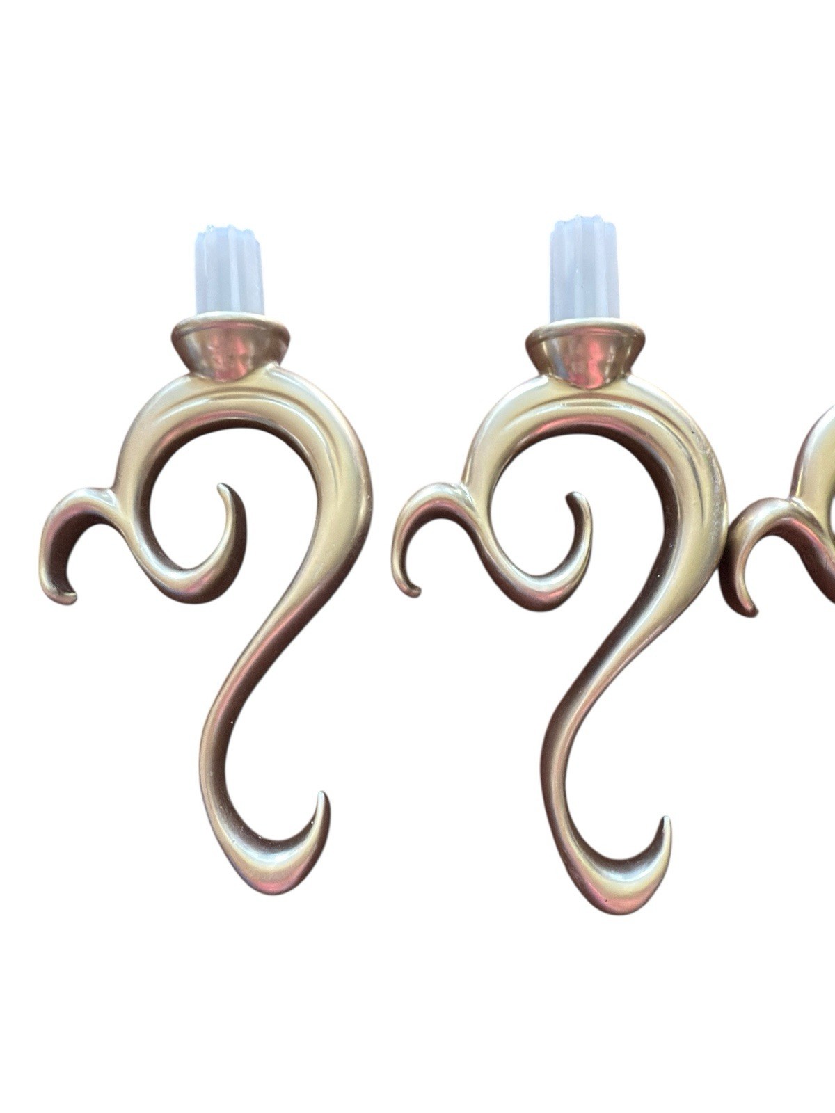 Vintage New Hooks Or Curtain Gold Tie Back Wall Mounted Hook (4)