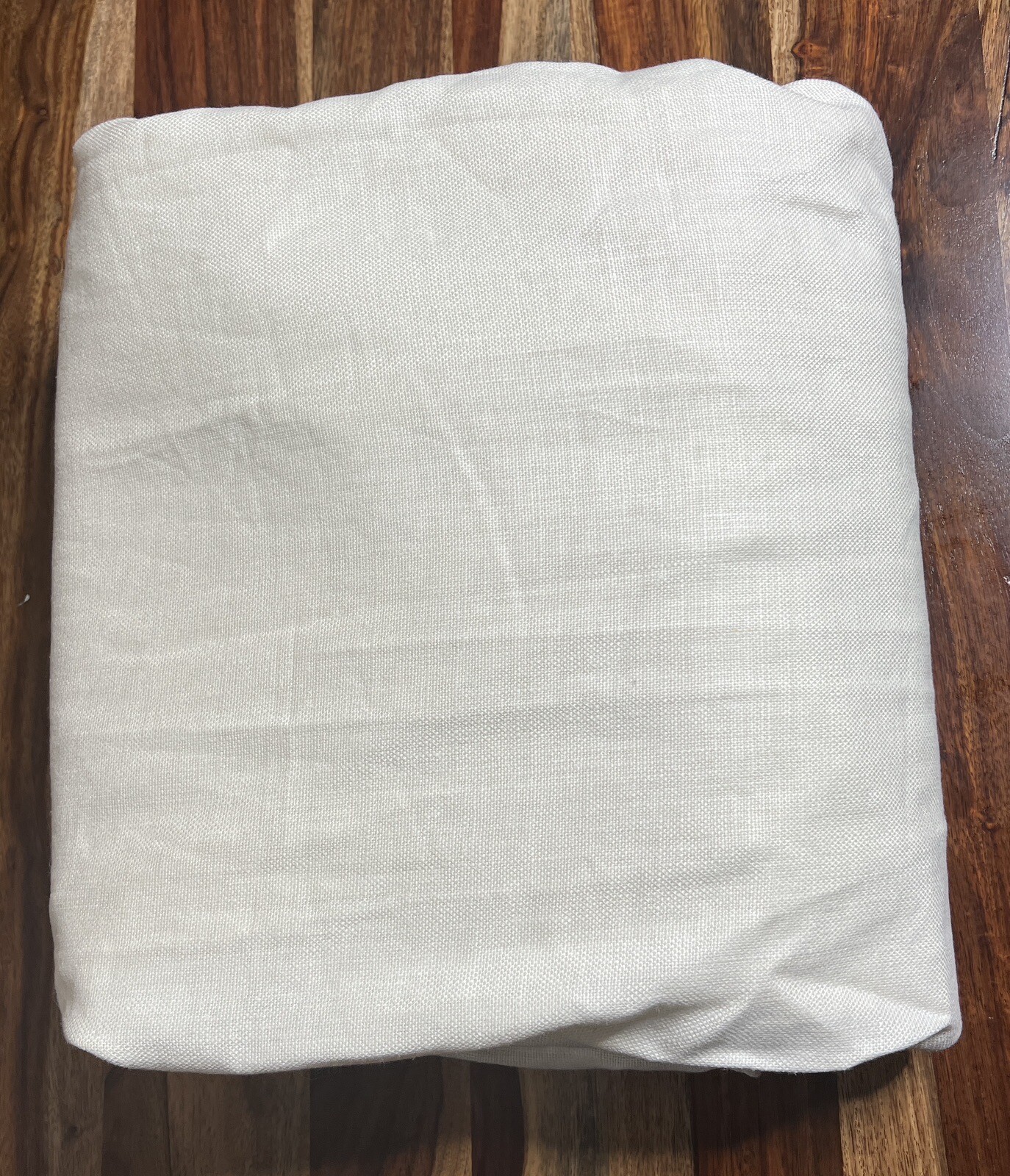 Restoration Hardware Textured Belgian Linen Drapery FP 46″ x 84″ Natural $770