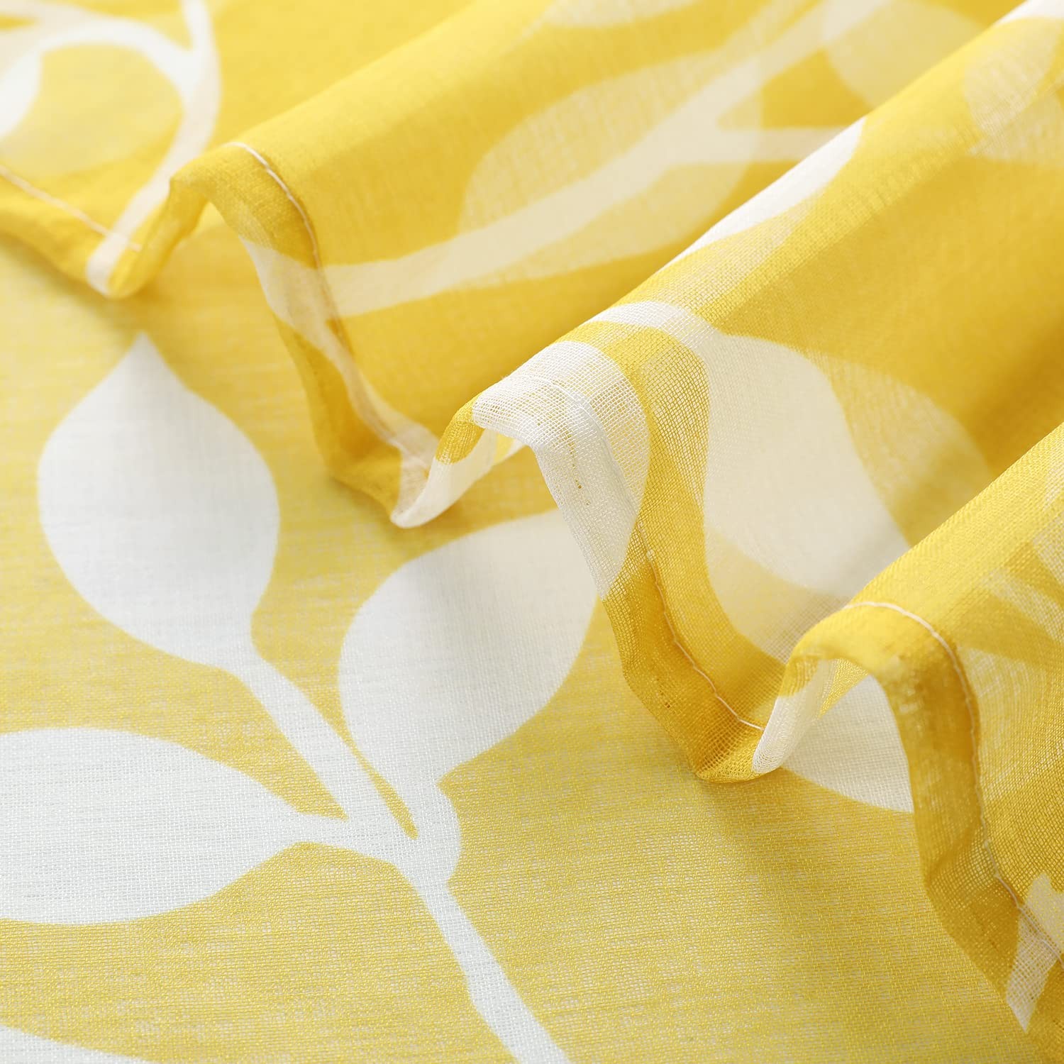 XTMYI Mustard Yellow Curtains for Bedroom 25″W x 30″L (Pack of 2),