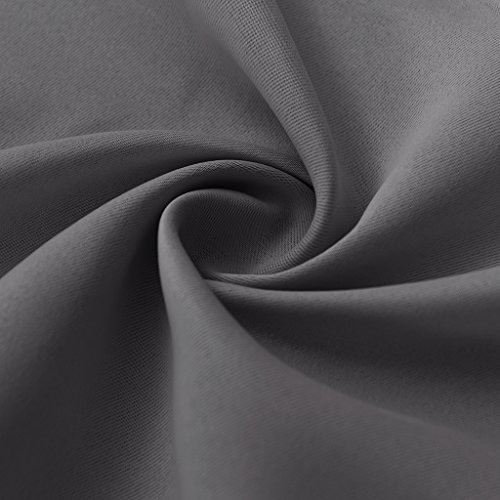 Elegant 100″ x 84″ Grey Blackout Curtains – Versatile Privacy Room Divider Panel