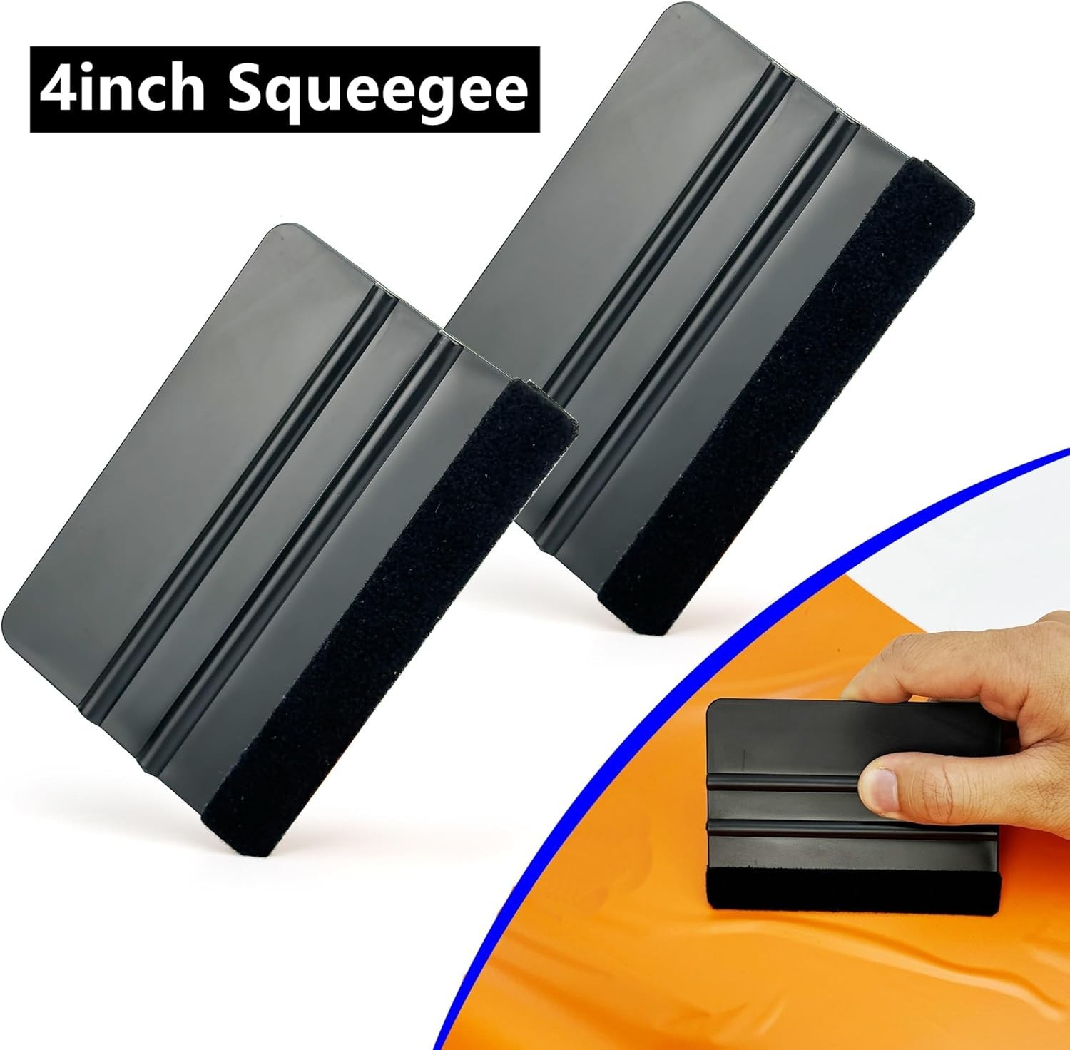 Vinyl Wrap Tool Kit: 7PCS Car Wrap Installation Tools with Carbon Fiber
