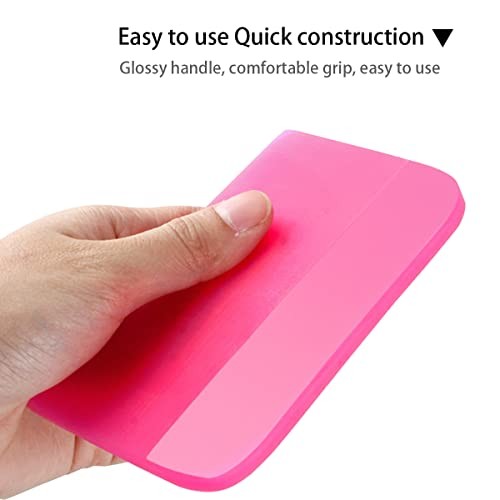 zipelo 3PCS Car TPU Rubber Squeegee, Car Vinyl Wrap Tool Kit, Auto Vinyl Wraps
