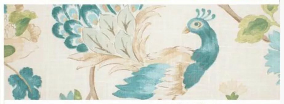 RLF Home Cornice Valance Arianna Teal 50″ W 23302-TE