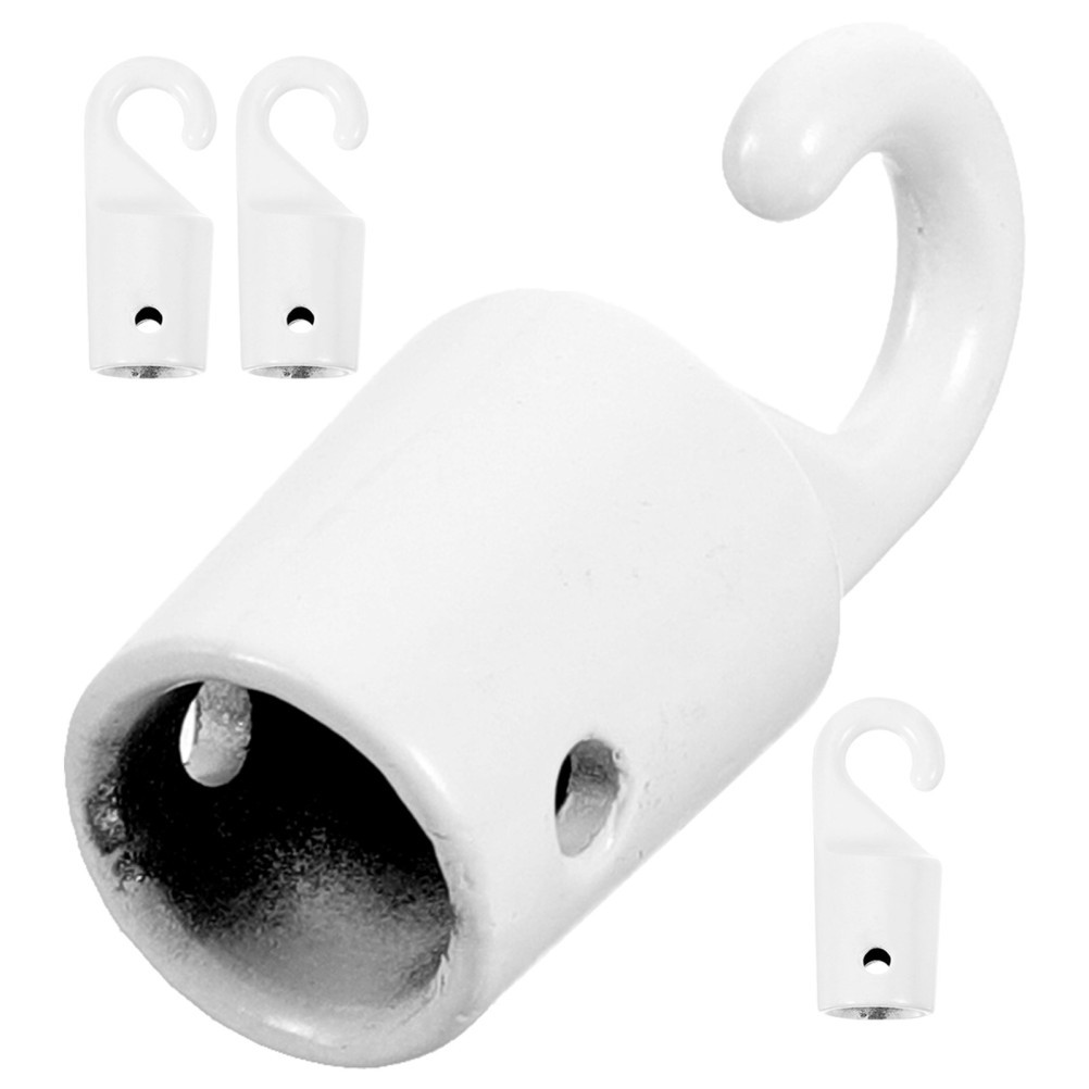 4 Pcs Curtain Hook Vertical Blinds Metal Tilt Wand Parts Tip Replacement