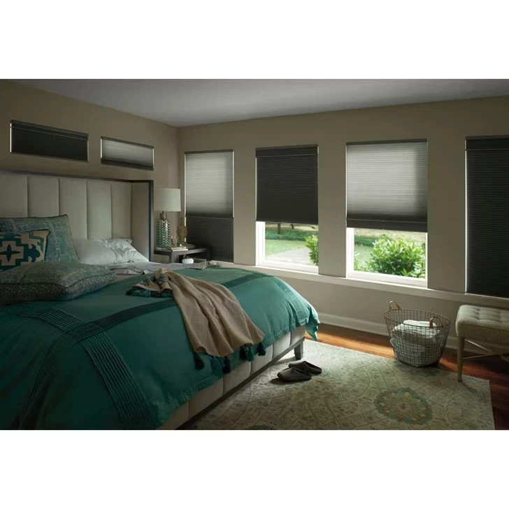 Chocolate Cordless Light Filtering Cellular Shades for Windows 29 in. W x 48 in.
