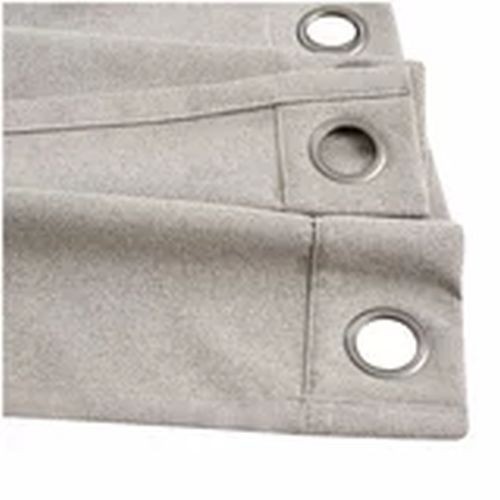 Piper 100% Blackout Curtain 2Pk Window Panels 52 in x 84 In Beige Magnetic Close