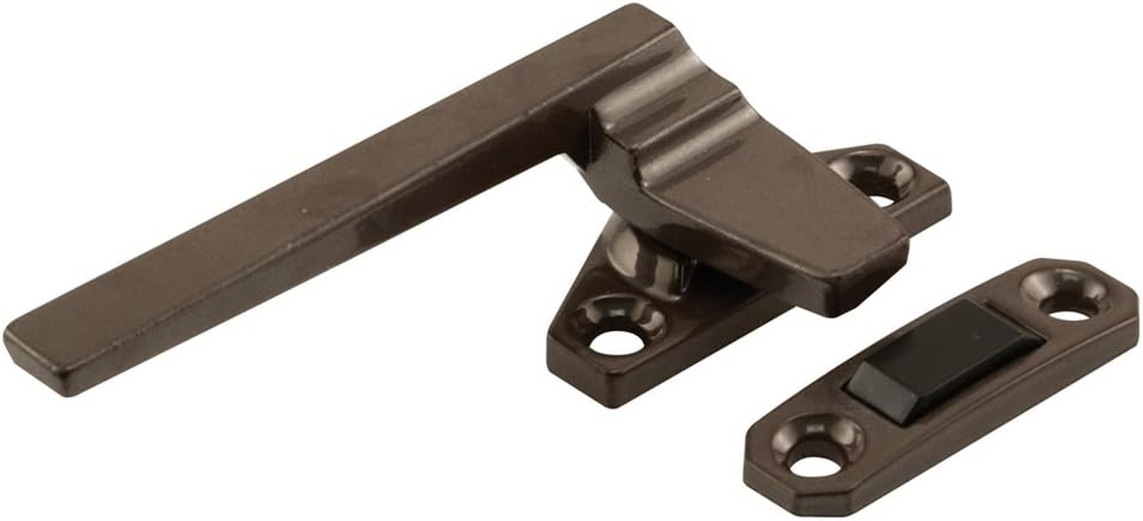 H 3598 Left-Handed, Bronze, Casement Locking Handle with Offset Base (Single Pac