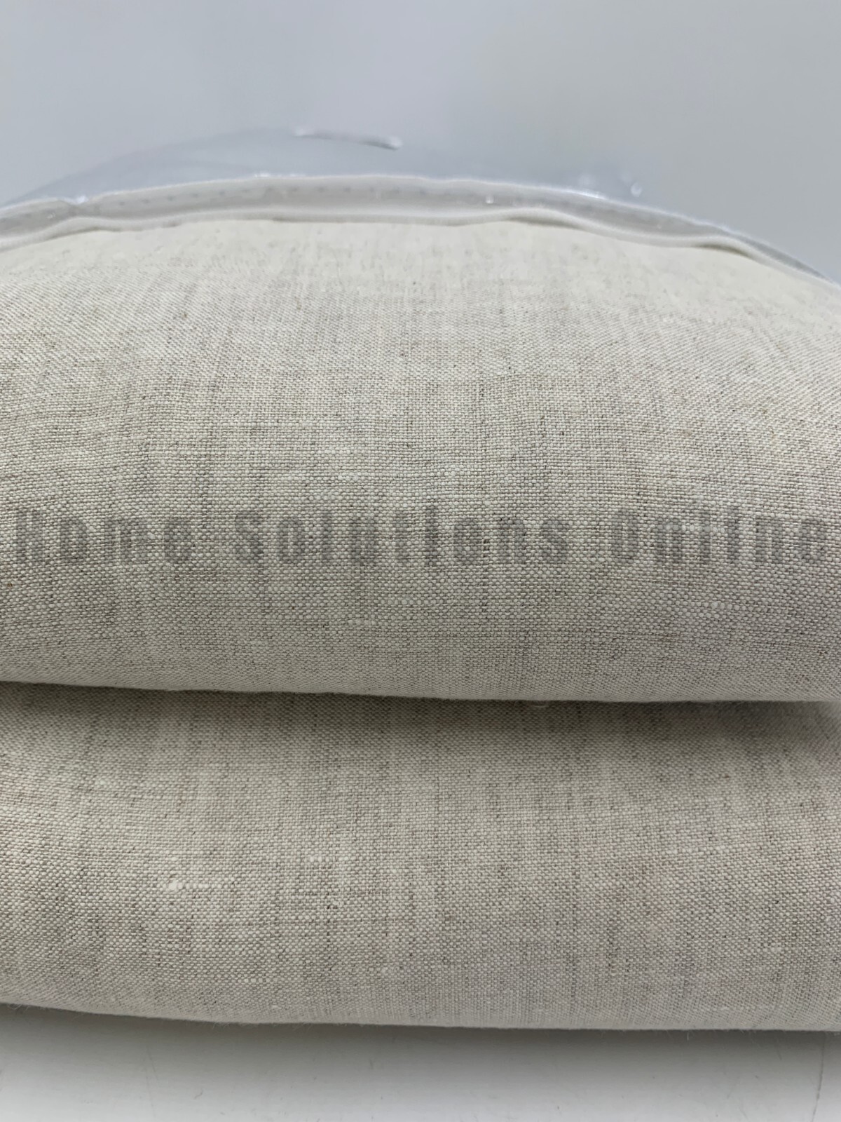 Pottery Barn Belgian Flax Linen Cotton Lined Curtain Flax 100 x 96 in #F55B