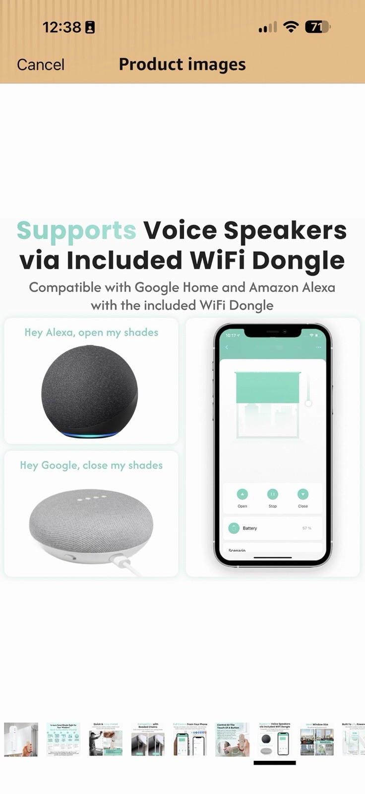 Aura Roller Smart Shade Driver, Remote Control & WiFi Dongle | Automate Existing