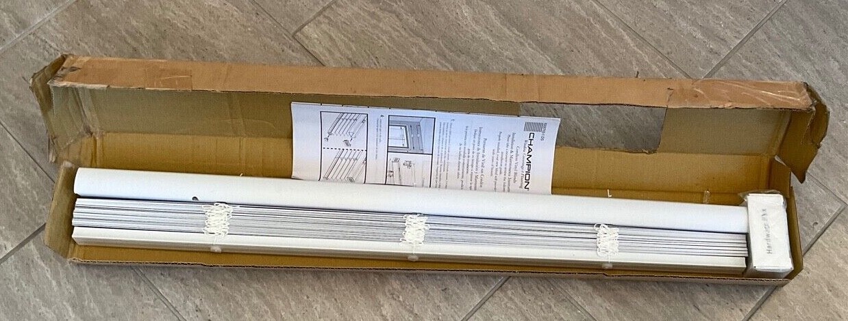 Champion TruTouch Cordless 1″ Vinyl Mini Blind 29″ x 48″ White