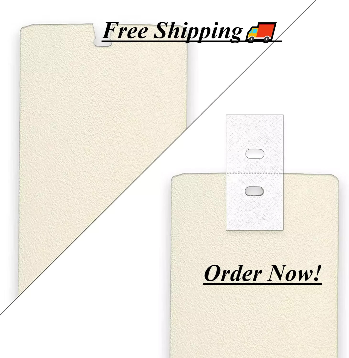 60 Pcs Vertical Blinds Replacement Slats Panels, Vertical Blind Repair Tabs Kit