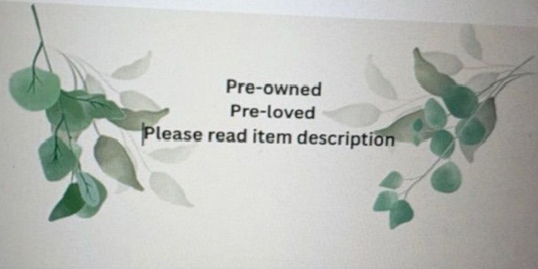 Green Gingham Tailored Tiers Curtain Set 60″ w x 24″ L New