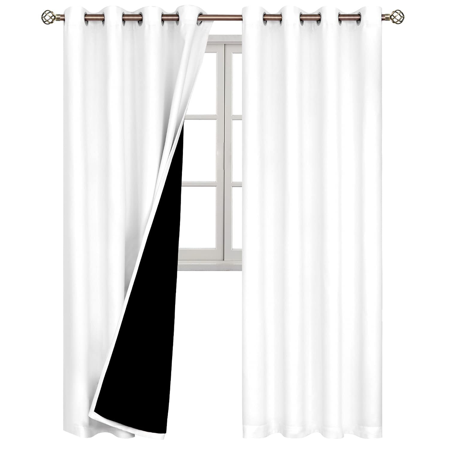 BGment Full Blackout Curtains for Living Room Window 84 Inch Length 2 Panels …