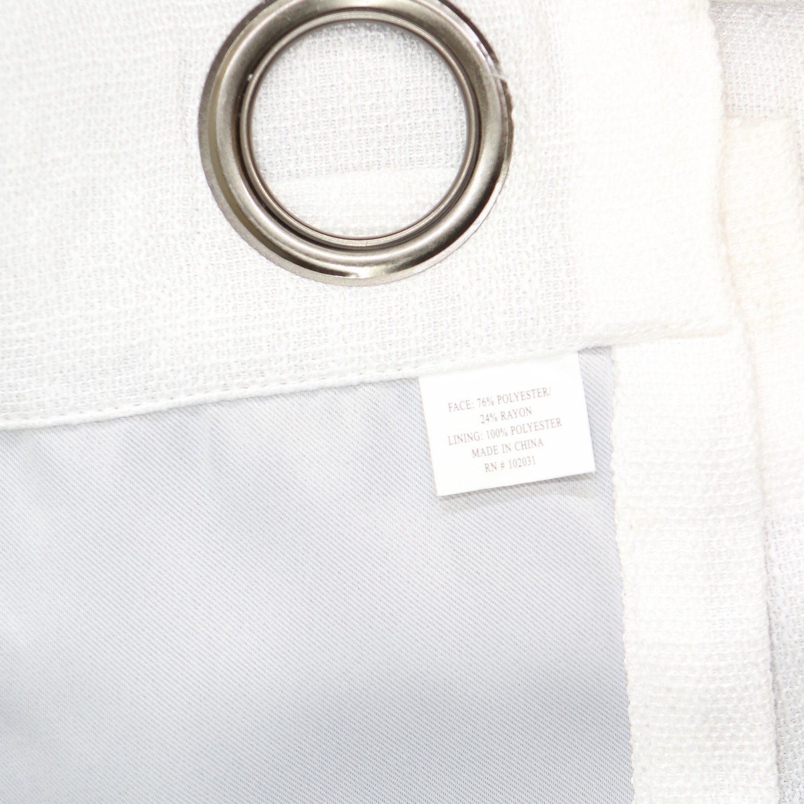 max Blackout Grommet Blackout Single Curtain Panel Ivory Off White 50×120