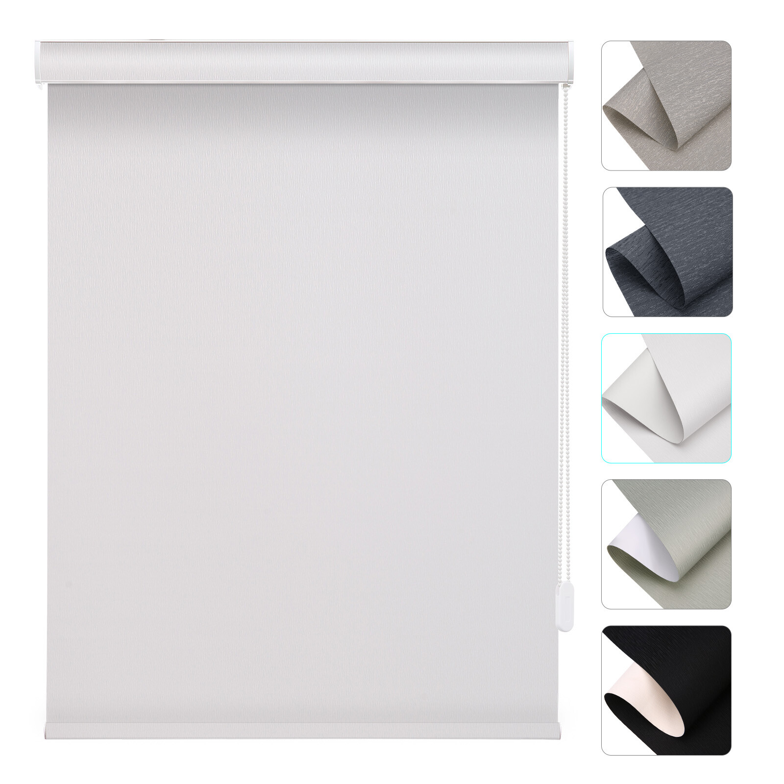 Changshade CUSTOM Made Blackout Window Blinds Roller Shades Corded Roll-up Blind
