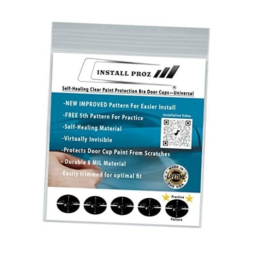 Paint Protection Film-Universal 5 Piece Door Cup Protection Kit