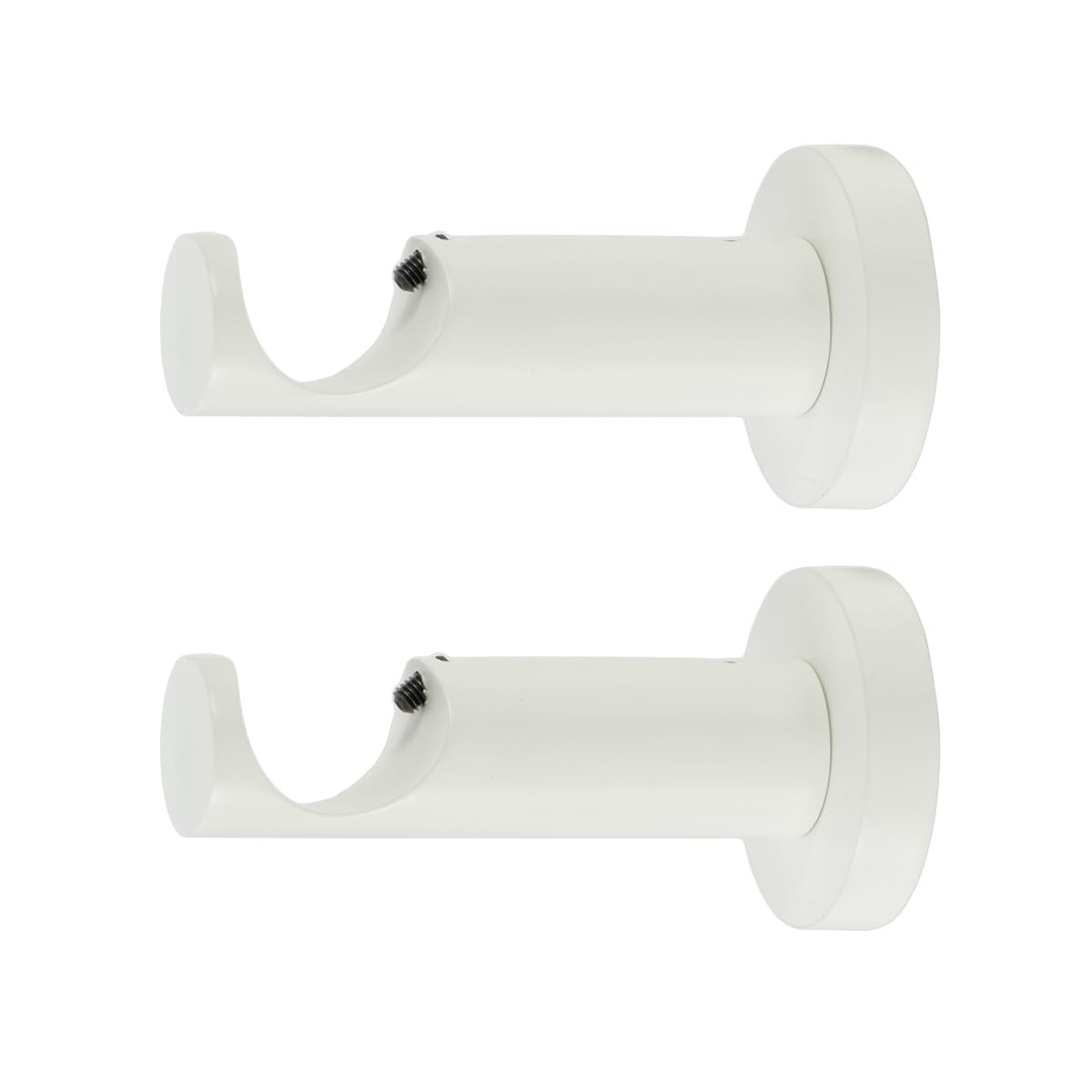Ceiling or Wall Mount Curtain Rod Brackets Holders for Curtain Rods of 7/8 an…