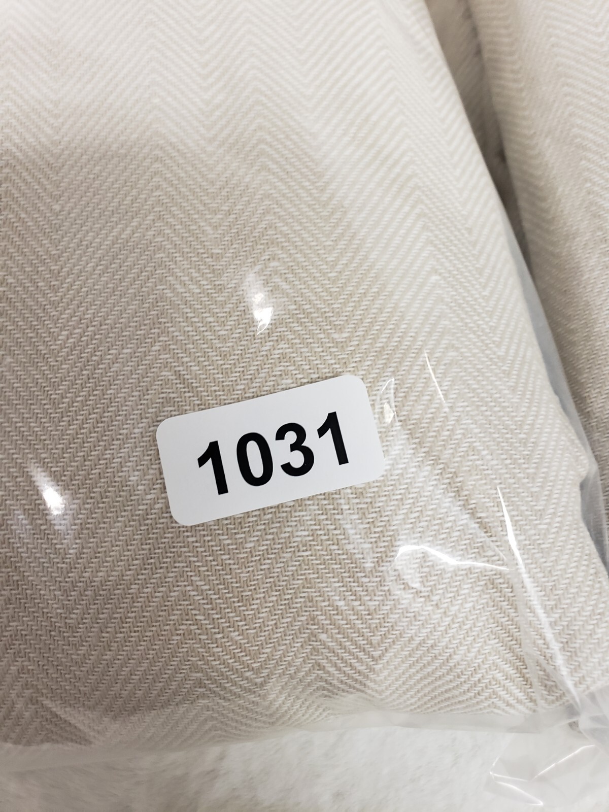 Pottery Barn Stella Herringbone Linen Flax Curtain Drapes Panel NEW 50×108