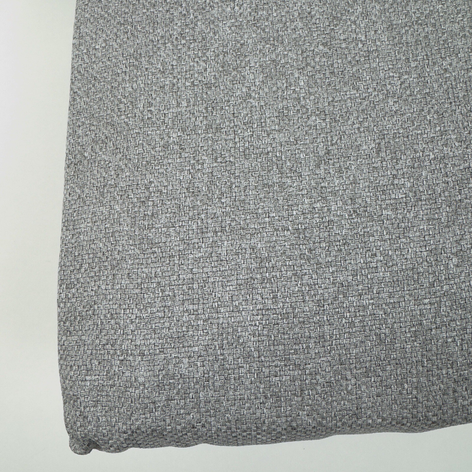 Pottery Barn Textured Chenille Curtains Set/2 Cotton Lined 50”x96” Smoke NWOT