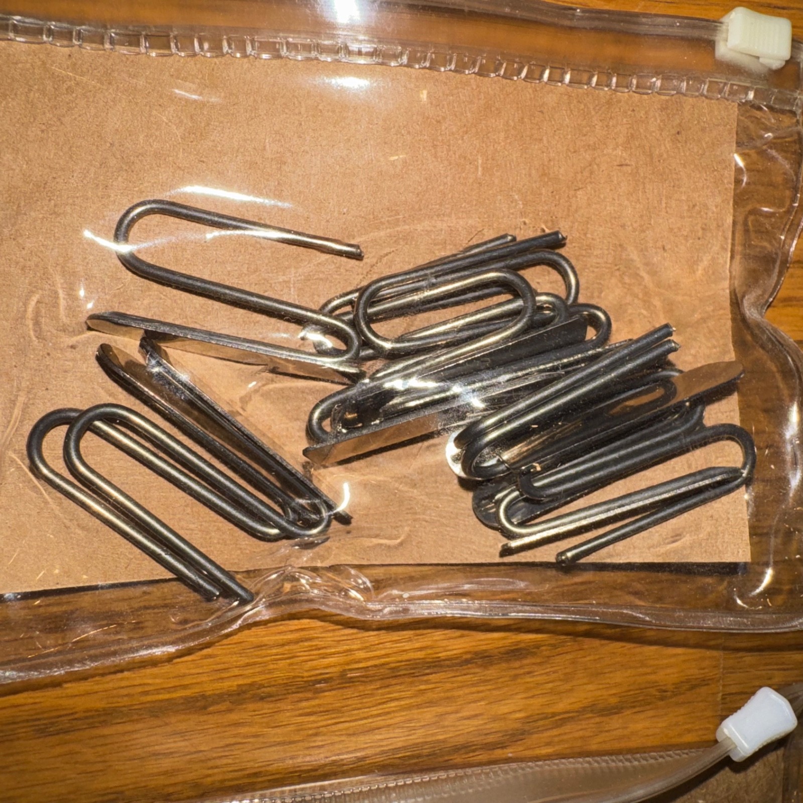 36 Pottery Barn Drapery Drape Curtain Hooks 1.5 Inch Silver Metal Slide NIP Teen