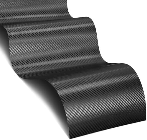 XPO Black Carbon Fiber 5ft x 1ft 8yr Car Wrap Vinyl Roll with Air Release