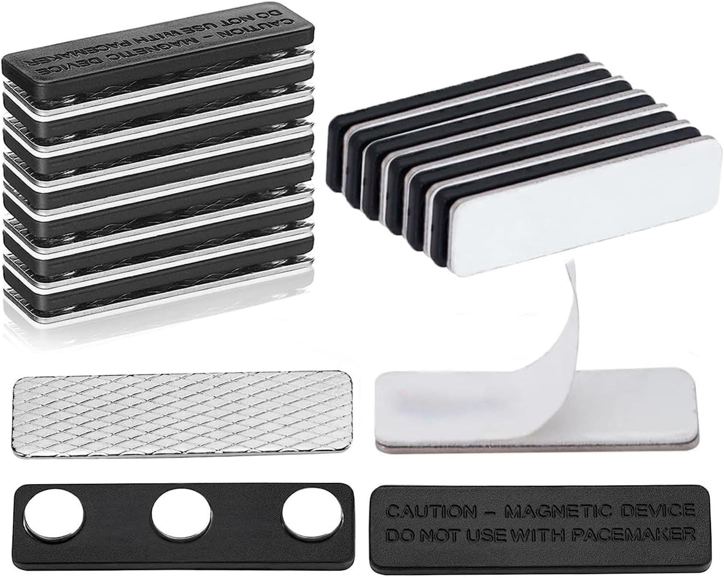 Blackout Blind Accessory,12Pair Curtain Magnets Closure with Adhesive for Blacko