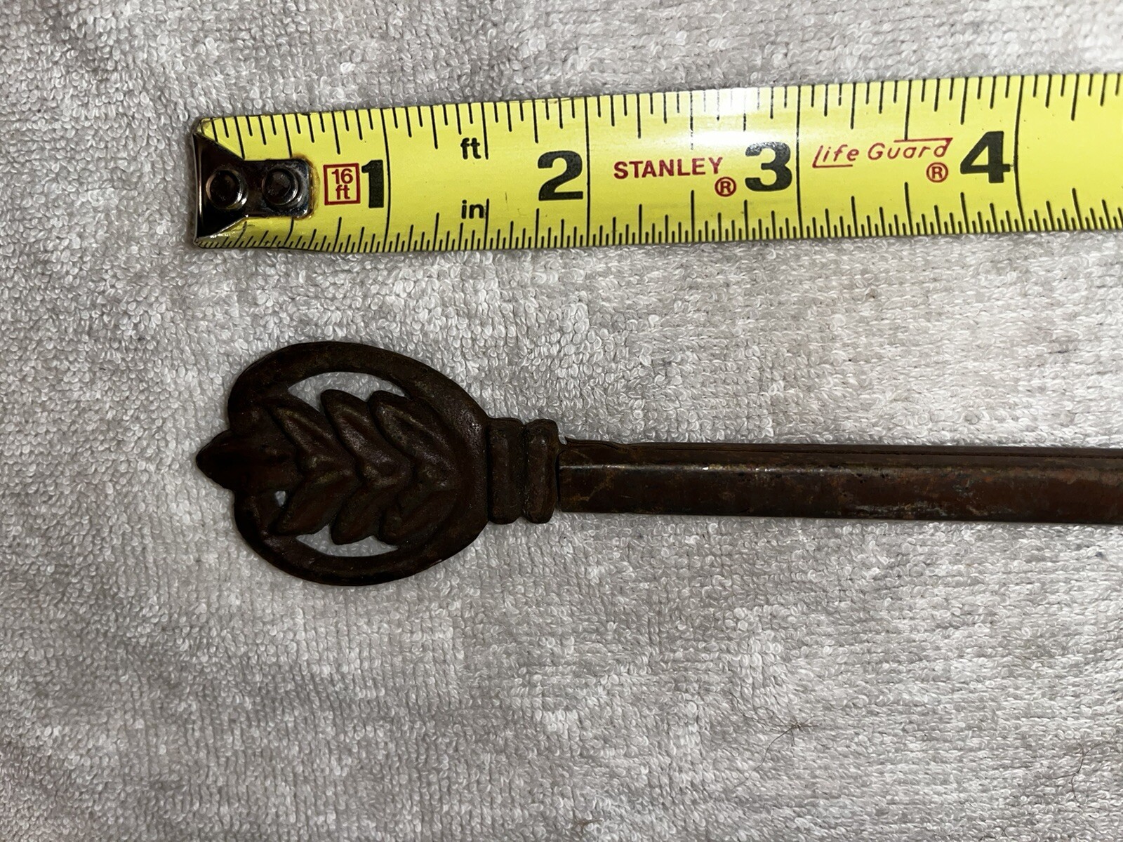 Vtg Swivel KIRSCH 5372 Antique Metal Drapery Pole Bracket Victorian / art Deco