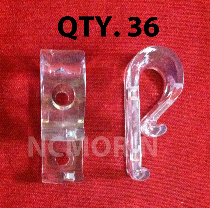 Qty (36) Looped Cord or Chain Hold Down – Tensioner – Window Blind Loop